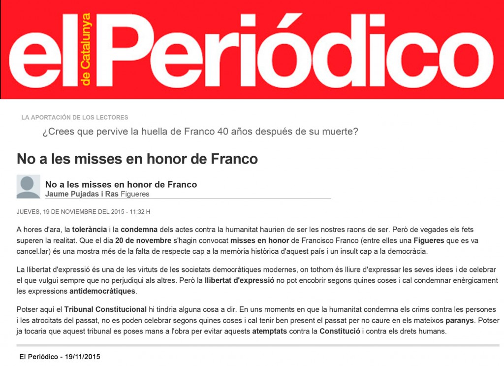 15-11-19 - Periodico - JP - No misses Franco - F